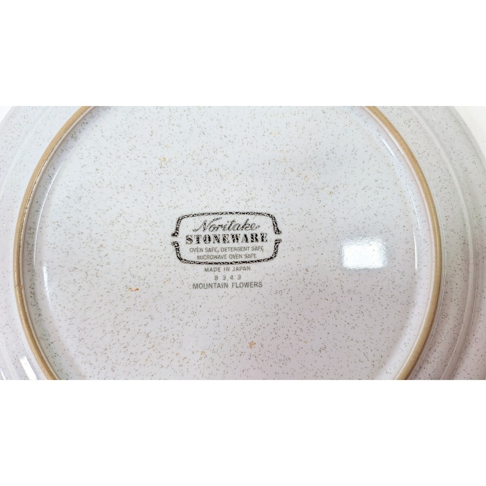 Noritake Mountain Flowers Stoneware 8343 Lot of 12 Pieces Good Condition - Picture 10 of 16